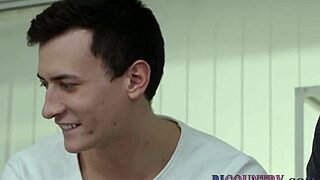 bisexual guy joins wild orgy and gets covered in cum.