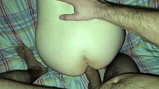 So, this 54-year-old milf got into anal with a young guy. Ended with a wild creampie finish!