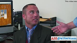 storyline of a gay hunk in uniform getting oral from muscled bear in threesome