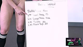 Close up and personal with Cory Chase in a hardcore workout scene