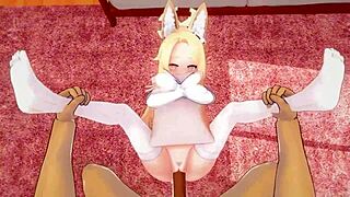 Blue archive seia hentai MMD featuring 3d cartoon characters