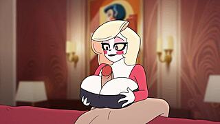 charlie morningstar fucking alastor hard in rough creampie