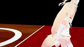 Blue archive seia hentai MMD featuring 3d cartoon characters