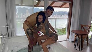 He took me to jacuzzi by sea and fucked passionately.