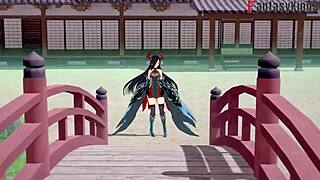 Friedrich der Große sucking and sex in Azur Lane fantasy