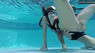 manga fingered blowed big cock pool