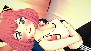 Anya 健身完欲火中烧