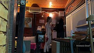 Met Delivery Guy Naked, Let Him Grope My Boobs in Public!