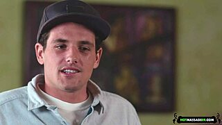 Masseuse's Natural Tits Oiled Up For Teen Sex Massage