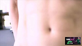 Taboo workout unfolds with naked Cory Chase in intense heat.