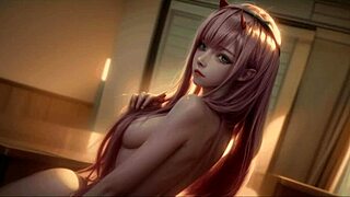 ai generated zerotwo character available for your needs