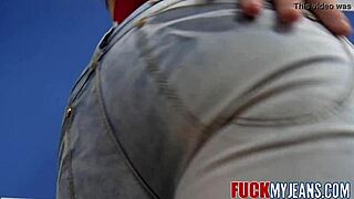 Brunette Babe Slowly Strips Out Of Her Thong For Teasing