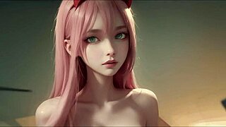 ai generated zerotwo character available for your needs