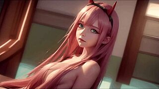 ai generated zerotwo character available for your needs