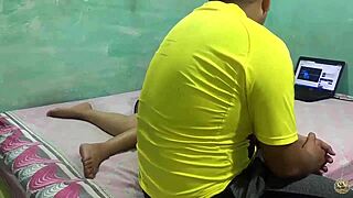 Stepbrother Tricks Blonde Stepsister into Big Ass Pounding