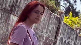 Risking public jerking off while asking hot stranger for info