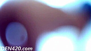 Emo Girl with Blue Hair Feels Intense Pleasure During POV Blowjob and Sex