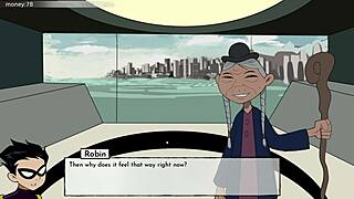 jinx and blackfire have fun in 18titans