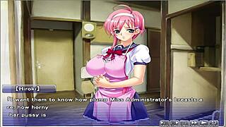 in apartment of love ep 9, i watch through the peeping hole