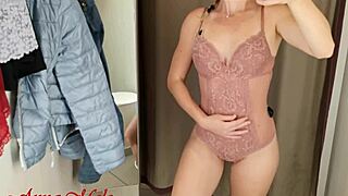 Perfect Body Girl Stuns In Fitting Room Compilation. Her Wet Curves Are Unmatched!