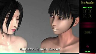 Hentai twin succubus dominate in sexy 3D game