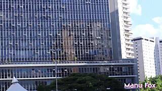 manu fox caught masturbating and showing off on the street