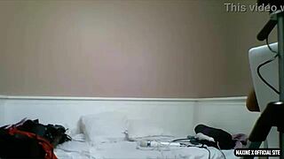 Busty Maxine X Dildo Fucks Her Twat