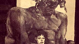 Vintage Erotic Cartoon Illustration From Retro Era