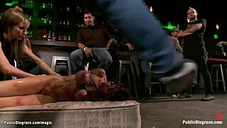 Huge boobs slave, wanna get a facial in public tonight?