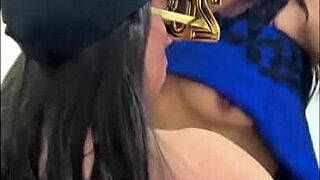 Passionate sex at new year's party