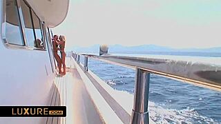 Hard threesome and DP on yacht?