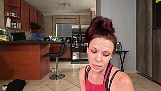 Close Up POV Blowjob with Pretty Milf's Face Fucking Cumshot.