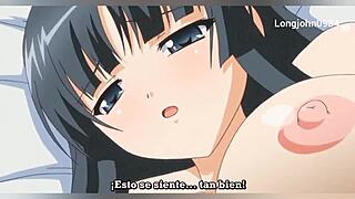 Want to see this anime girl moaning during hard fucking?