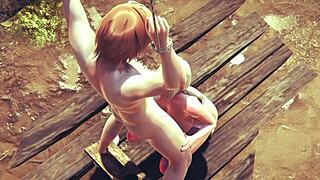 naruto hentai - tsunade blowjob and threesome sucking and fucking with creampie and cum in her mouth - anime manga japanese asian game porn