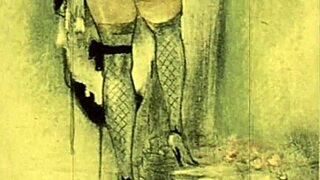 got this cool vintage erotic illustration to share