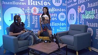 OILED LATINA WITH BEAUTIFUL TITS KATALEYA ROSS HOPS UP THE VIBRATOR MACHINE UNTIL SHE CUMS JUAN BUSTOS PODCAST