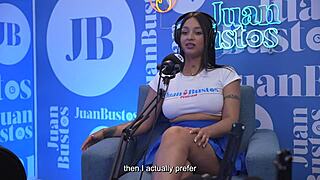 OILED LATINA WITH BEAUTIFUL TITS KATALEYA ROSS HOPS UP THE VIBRATOR MACHINE UNTIL SHE CUMS JUAN BUSTOS PODCAST