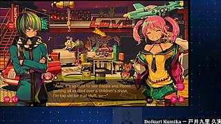 Stylish chainsaw girl Dohna Dohna engages in blowjob fights with bondage elements