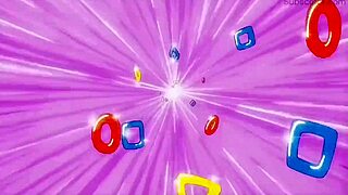 Peach and daisy in sexy lesbian scene with subtitles