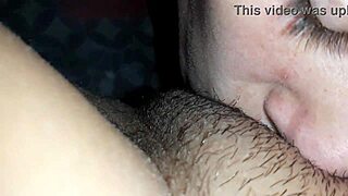 I teach my girlfriend cunnilingus with dirty talk for her orgasm