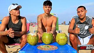 fodendo o safado with my best friend in wild interracial group!