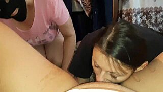 I teach my girlfriend cunnilingus with dirty talk for her orgasm