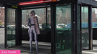 Why Masturbate with Toys on the Way Home? Curious Voyeur Caught It!