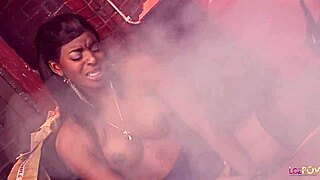 interracial lesbian sex with natural tits and sucking pleases these two chicks so much