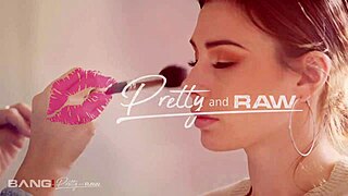 busty lexxi steele gets licked and fucked in her first threesome!