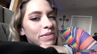 Khloe Kapri Rides Stepdad's Big Cock POV