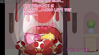 Princess Peach's Wild Hentai Tale with Big Tits on Cartoon Train Ride.