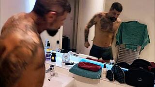 Dirty Gets All Horny in Bathroom Shower!