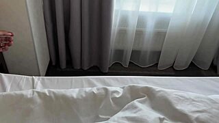 pregnant lady sucks cock awake and gets morning creampie.