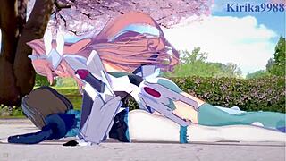 Garie Tuman And Maria Cadenzavna Eve In Wild Futanari Hentai Action?